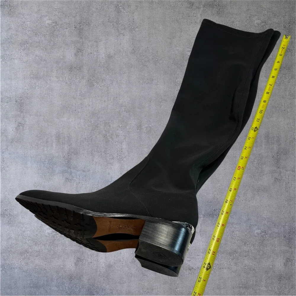 Donald J Pliner Dayle Over The Knee Boots Womens 9.5M Black Stretch